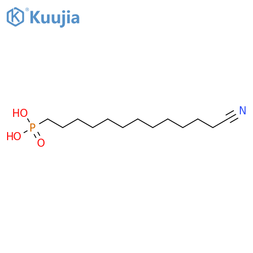 12-Cyanododecylphosphonic acid structure