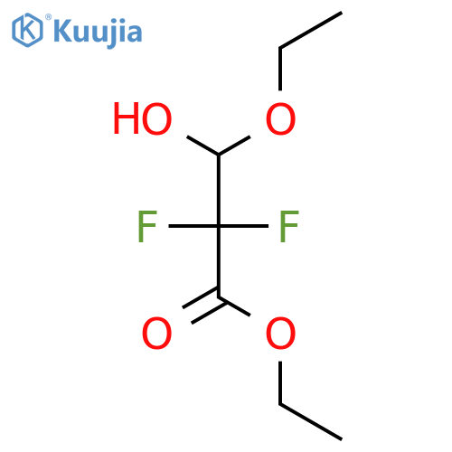 Ethyl 3-Ethoxy-2,2-difluoro-3-hydroxypropionate structure