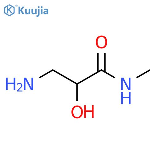 3-amino-2-hydroxy-N-methylpropanamide structure