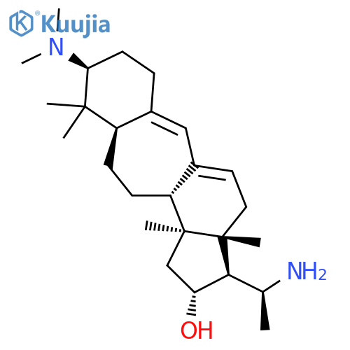 Benzo[4,5]cyclohept[1,2-e]inden-2-ol,3-[(1S)-1-aminoethyl]-9-(dimethylamino)-1,2,3,3a,4,7,8,9,10,10a,11,12,12a,12b-tetradecahydro-3a,10,10,12b-tetramethyl-,(2R,3S,3aR,9S,10aR,12aR,12bS)- structure