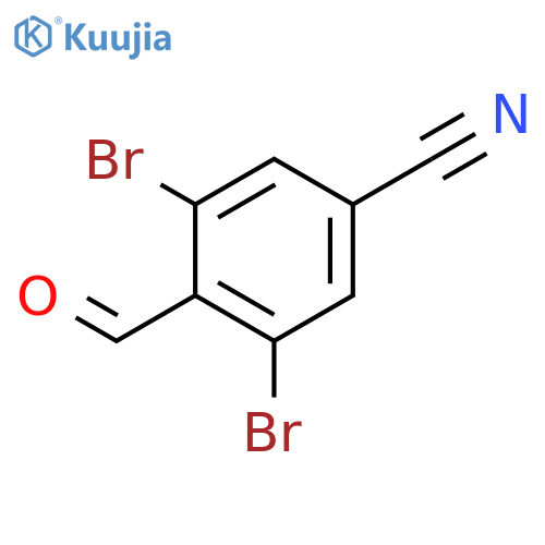 3,5-dibroMo-4-forMylbenzonitrile structure