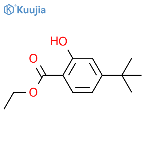 Ethyl 4-tert-butyl-2-hydroxybenzoate structure