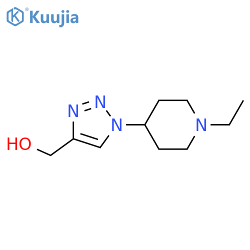 (1-(1-ethylpiperidin-4-yl)-1H-1,2,3-triazol-4-yl)methanol structure