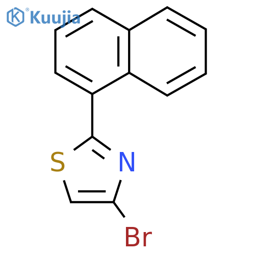 4-Bromo-2-(naphthalen-1-yl)thiazole structure