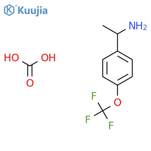 1-(4-(Trifluoromethoxy)phenyl)ethan-1-amine carbonate structure