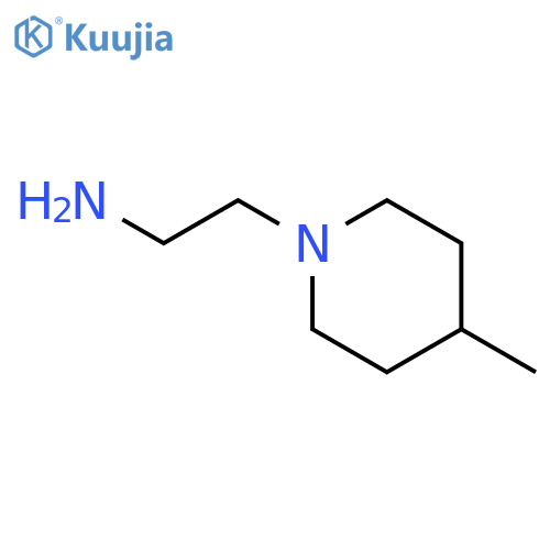 2-(4-methyl-1-piperidyl)ethanamine structure