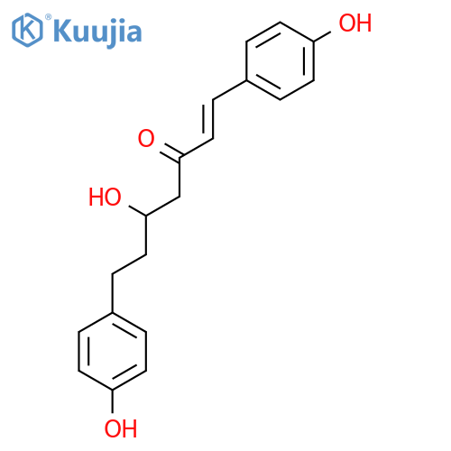 (5R,1E)-1,7-bis(4-hydroxyphenyl)-5-hydroxyhept-1-en-3-one structure