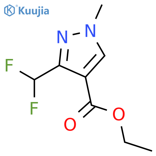 3-Difluoromethyl-1-methylpyrazole-4-carboxylic Acid Ethyl Ester structure