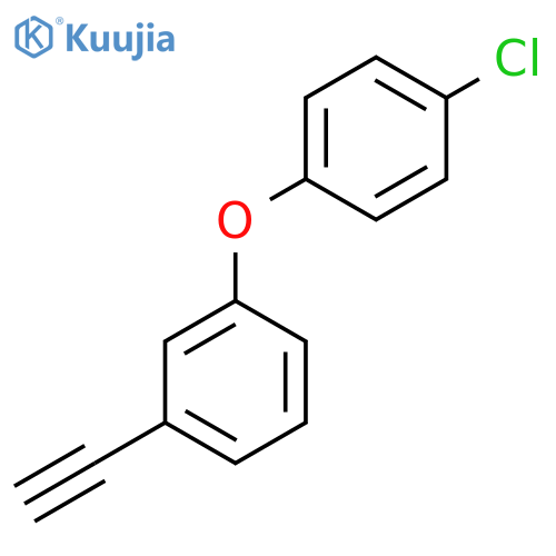 1-Chloro-4-(3-ethynylphenoxy)benzene structure
