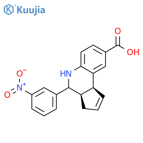 (3aR,9bS)-4-(3-Nitrophenyl)-3a,4,5,9b-tetrahydro-3h-cyclopentacquinoline-8-carboxylic Acid structure