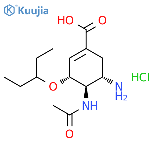 Oseltamivir Acid Hydrochloride structure