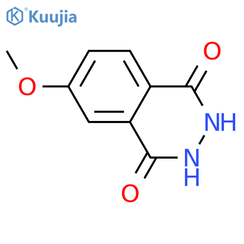 2,3-dihydro-6-methoxy-1,4-Phthalazinedione structure