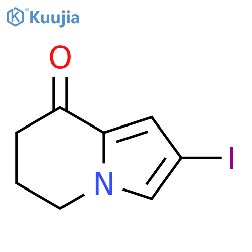 2-Iodo-6,7-dihydroindolizin-8(5H)-one structure