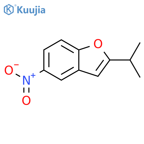 Benzofuran, 2-(1-methylethyl)-5-nitro- structure