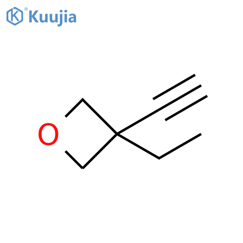 3-ethyl-3-ethynyloxetane structure