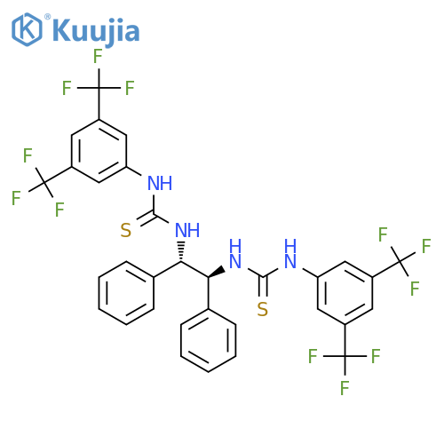 N,N'-[(1S,2S)-1,2-Diphenyl-1,2-ethanediyl]bis[N'-[3,5-bis(trifluoromethyl)phenyl]thiourea] structure