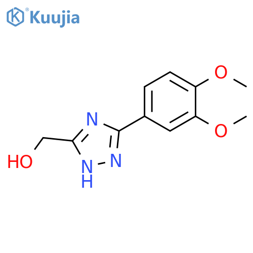 [5-(3,4-Dimethoxy-phenyl)-1H-[1,2,4]triazol-3-yl]-methanol structure