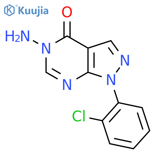 5-Amino-1-(2-chlorophenyl)-1H-pyrazolo[3,4-d]pyrimidin-4(5H)-one structure