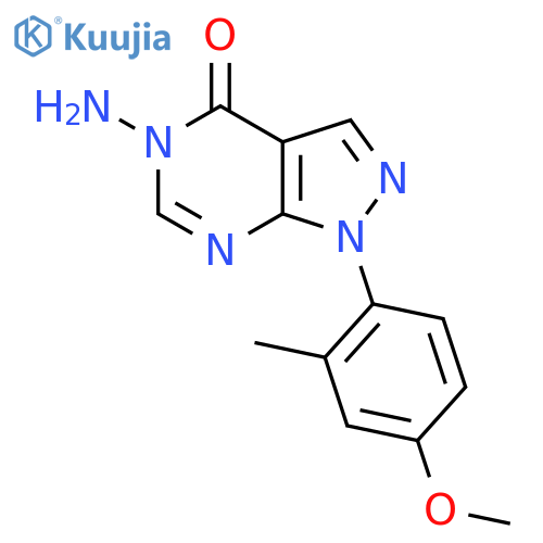 5-Amino-1-(4-methoxy-2-methylphenyl)-1H-pyrazolo[3,4-d]pyrimidin-4(5H)-one structure