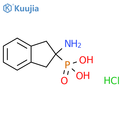 (2-Amino-2,3-dihydro-1H-inden-2-yl)phosphonic acid hydrochloride structure