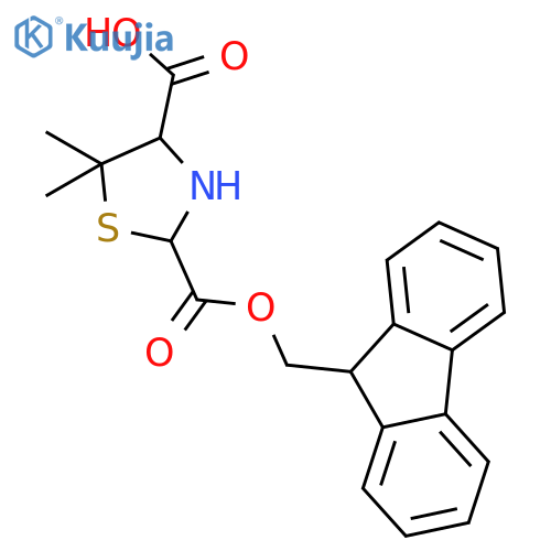 (S)-FMOC-5,5-DIMETHYL-1,3-THIAZOLIDINE-4-CARBOXYLIC ACID structure