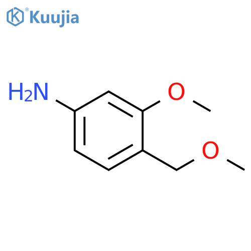 3-methoxy-4-(methoxymethyl)aniline structure