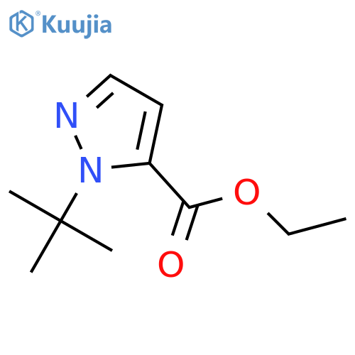 ethyl 1-tert-butyl-1H-pyrazole-5-carboxylate structure
