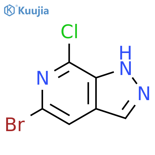 5-Bromo-7-chloro-1H-pyrazolo[3,4-c]pyridine structure