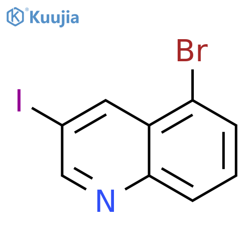 5-bromo-3-iodo-quinoline structure