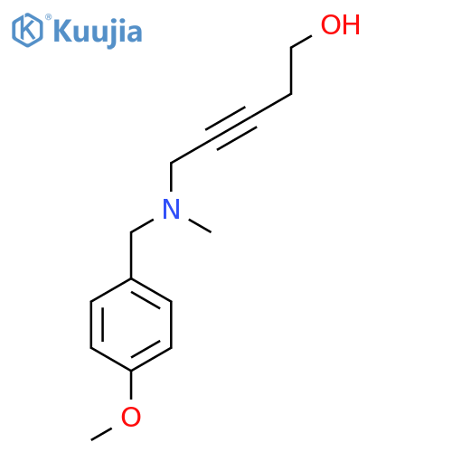5-((4-Methoxybenzyl)(methyl)amino)pent-3-YN-1-OL structure