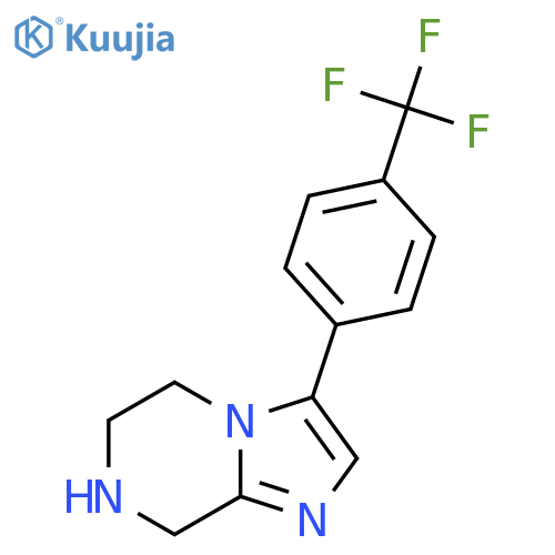3-(4-(Trifluoromethyl)phenyl)-5,6,7,8-tetrahydroimidazo[1,2-A]pyrazine structure