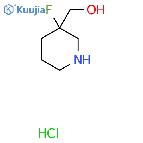 (3-Fluoropiperidin-3-yl)methanol hydrochloride structure