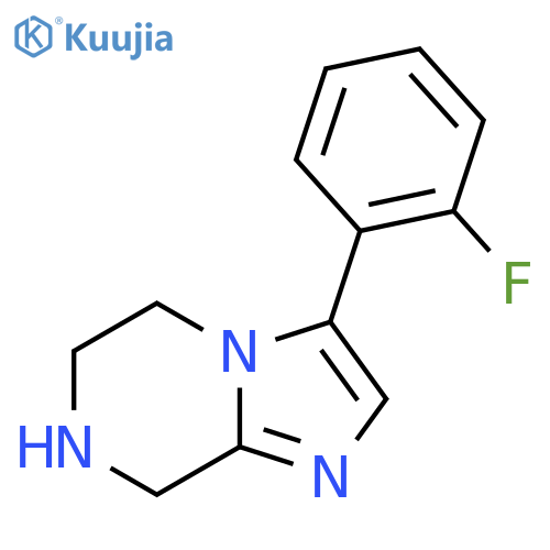 3-(2-Fluorophenyl)-5,6,7,8-tetrahydroimidazo[1,2-A]pyrazine structure
