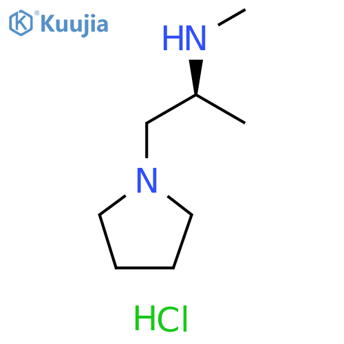(S)-N-METHYL-1-(PYRROLIDIN-1-YL)PROPAN-2-AMINE 2HCL structure