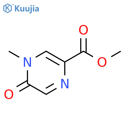 methyl 4-methyl-5-oxo-4,5-dihydropyrazine-2-carboxylate structure