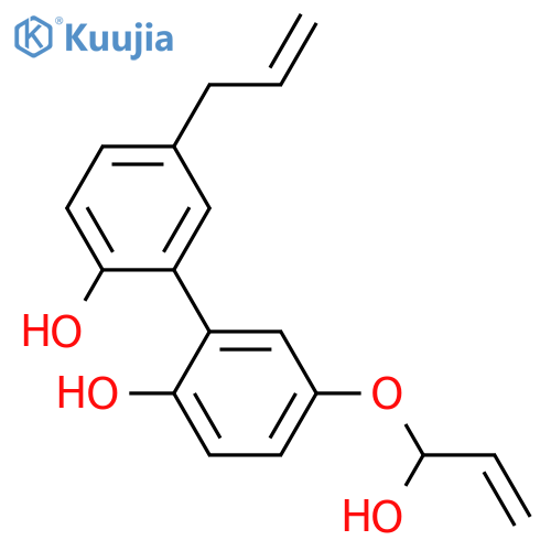 5'-(2-Propenyl)-2,2',5-biphenyltriol; 5-O-(1ξ-Hydroxy-2-propenyl) ether structure