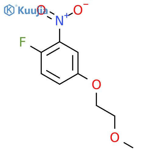 1-Fluoro-4-(2-methoxyethoxy)-2-nitrobenzene structure