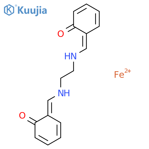 Iron,[[2,2'-[1,2-ethanediylbis[(nitrilo-kN)methylidyne]]bis[phenolato-kO]](2-)]- structure