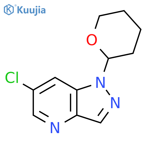 6-Chloro-1-(tetrahydro-2H-pyran-2-yl)-1H-pyrazolo[4,3-b]pyridine structure