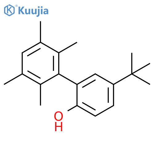 5-tert-butyl-2',3',5',6'-tetramethylbiphenyl-2-ol structure