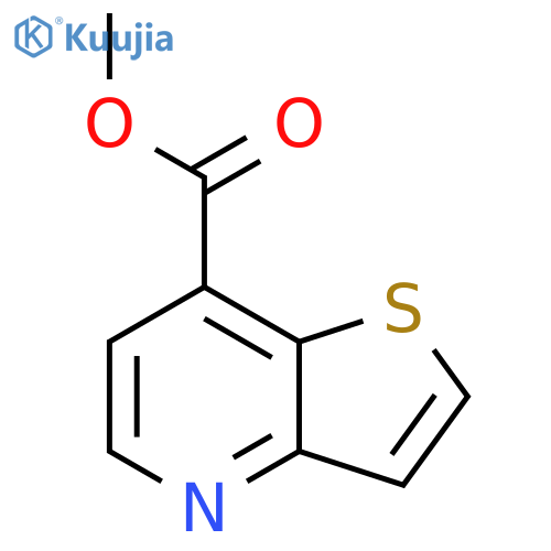 methyl thieno[3,2-b]pyridine-7-carboxylate structure