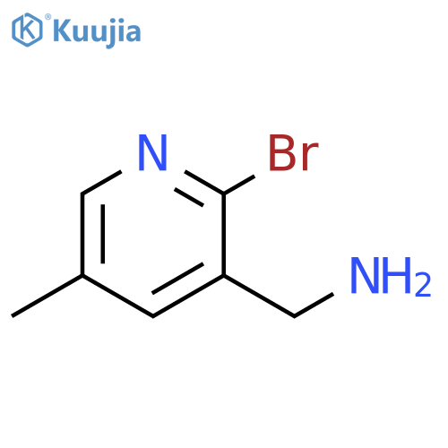 3-Pyridinemethanamine, 2-bromo-5-methyl- structure