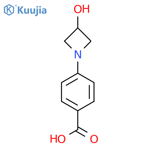 4-(3-Hydroxyazetidin-1-yl)benzoic acid structure