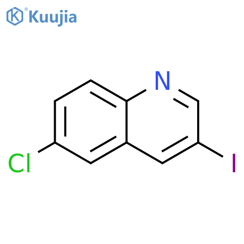 Quinoline, 6-chloro-3-iodo- structure