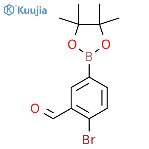 4-Bromo-3-formylphenylboronic acid pinacol ester structure