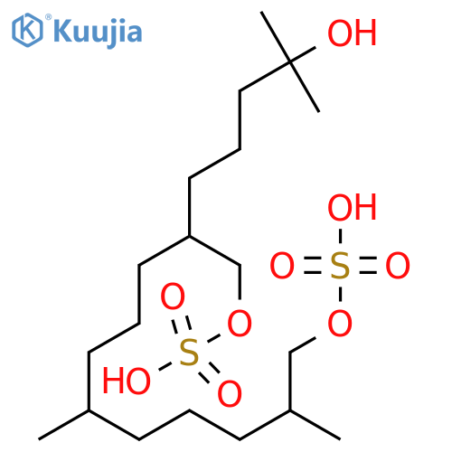 10-(Hydroxymethyl)-2,6,14-trimethyl-1,14-pentadecanediol; (2ξ,6ξ,10ξ)-form, 2,18-Disulfate structure
