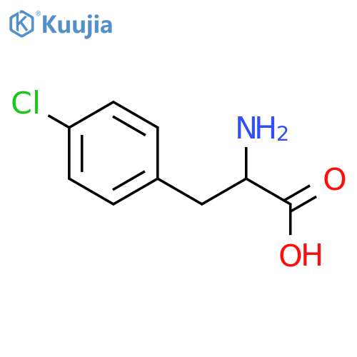 4-Chloro-L-phenylalanine structure