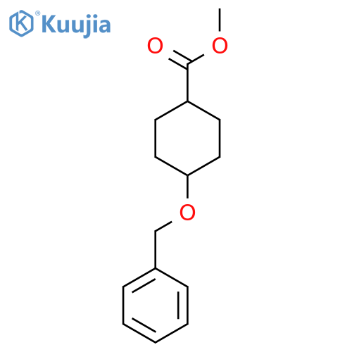 trans-Methyl 4-(benzyloxy)cyclohexanecarboxylate structure