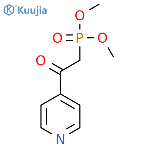 dimethyl 2-oxo-2-(pyridin-4-yl)ethylphosphonate structure
