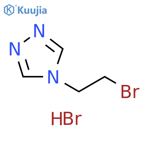 4-(2-bromoethyl)-4H-1,2,4-triazole hydrobromide structure
